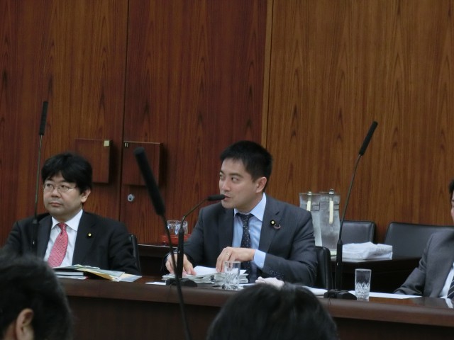 デフレ調査会で意見表明